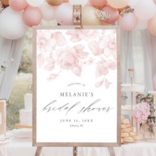 Póster Elegante Bienvenida de Despedida de Soltera con Le