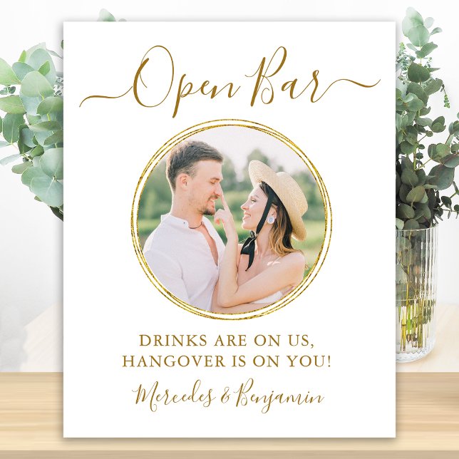 Póster Elegante Boda de fotografía de oro personalizado d (Subido por el creador)