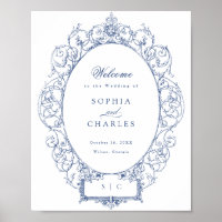 Elegante Boda de Ornamento Floral Vintage