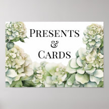 Elegante boda floral de acuarela verde