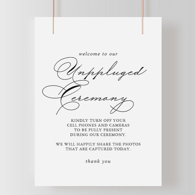 Póster Elegante caligrafía moderna Rótulo de ceremonia de (Subido por el creador)