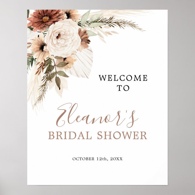 Póster Elegante cartel de bienvenida de pekinés pekinés b (Frente)