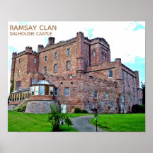 Elegante Castillo Dalhousie de Escocia Ramsay Clan