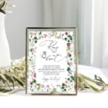 Póster Elegante caza de anillo floral Rótulo de juego de<br><div class="desc">Un cartel de un juego de caza de novias es una impresionante obra de arte que añade un toque de belleza natural y elegancia a cualquier celebración de una ducha de novias. Las delicadas pinceladas de la acuarela crean un efecto hipnotizante, dando vida a los detalles intrincados de cada hoja...</div>