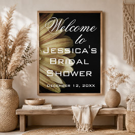 Póster Elegante Despedida de Soltera con Girasoles