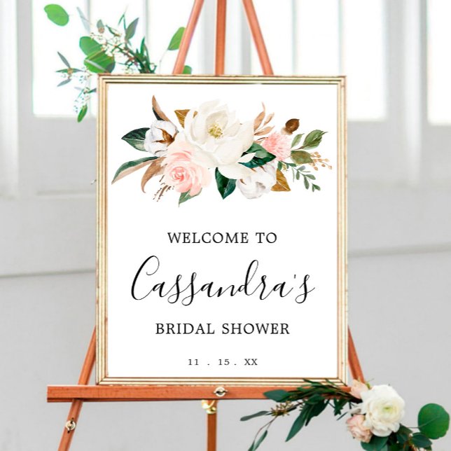 Póster Elegante ducha de novia Poster de bienvenida, sign (Subido por el creador)