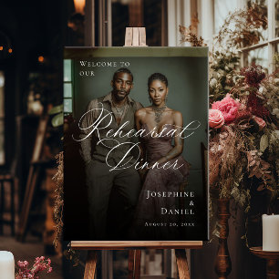 Póster Elegante ensayo Cena bienvenida foto