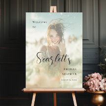 Elegante foto de Bridal Shower bienvenida