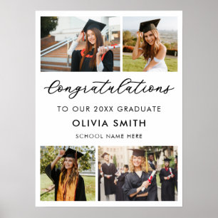 Póster Elegante Graduación Moderna de Fotografía