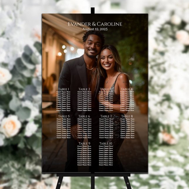 Póster Elegante gráfico de asientos boda fotográfico 10 m (Subido por el creador)