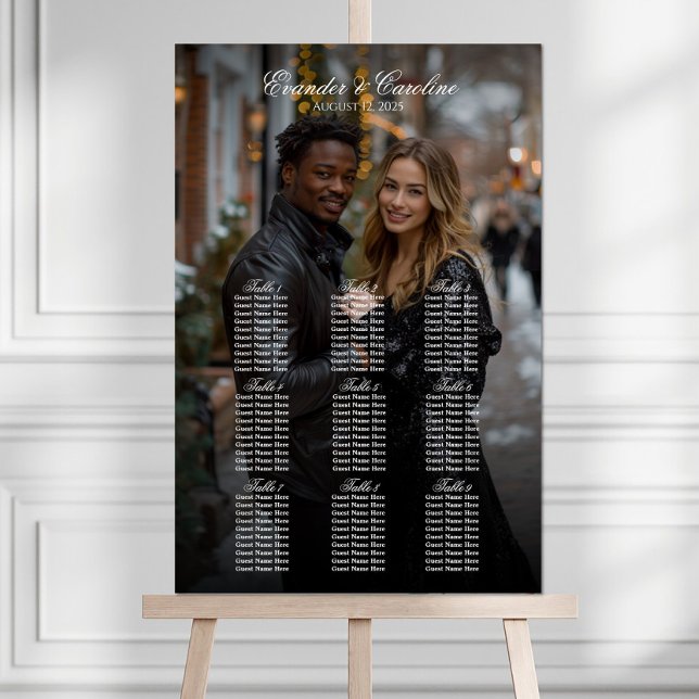 Póster Elegante gráfico de asientos de boda fotográfico 9 (Subido por el creador)