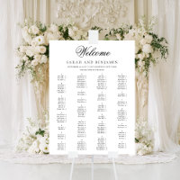 Elegante guión negro gráfico mínimo de asientos Bo