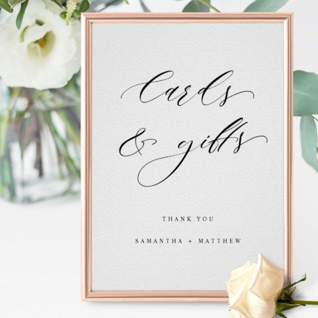 Póster Elegante guión, tarjetas y regalos Rótulo Boda (Subido por el creador)