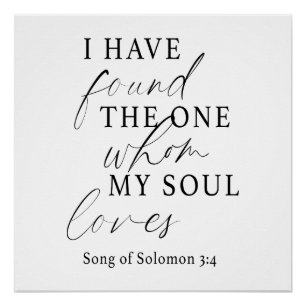 Póster Elegante He Encontrado Al Boda De Una Cita