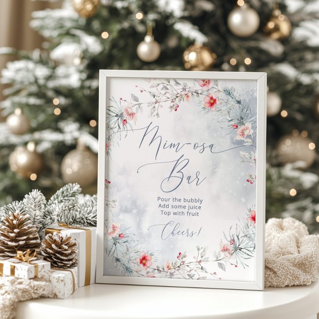 Póster Elegante invierno Poster bar Snow Mimosa (Subido por el creador)