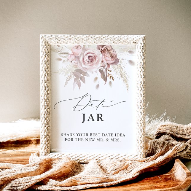 Póster Elegante juego de novias con Rosa de flores Jar (Subido por el creador)