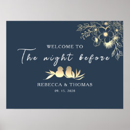 Póster Elegante La Noche Antes De La Cena De Ensayos