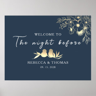 Póster Elegante La Noche Antes De La Cena De Ensayos