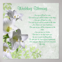 Elegante Lilies Blancos Boda Apache Bendición
