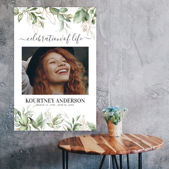 Póster Elegante memorial botánico (Subido por el creador)