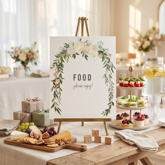 Póster Elegante mesa de comida rosa para baby sprinkle sh (Subido por el creador)