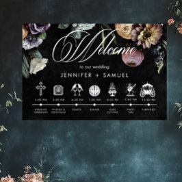 Póster Elegante Moody Twilight Amueblado eventos de orden