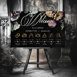 Póster Elegante Moody Twilight Amueblado eventos de orden