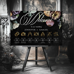 Póster Elegante Moody Twilight Amueblado eventos de orden