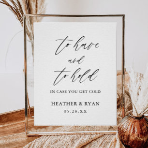 Póster Elegante para tener y sostener los Bodas favoritos