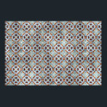 Póster Elegante patrón de Kaleidoscopio azul marrón mosai<br><div class="desc">Hermoso diseño contemporáneo oscuro y azul claro, y de color marrón fantasía mosaico de diseño de patrón caleidoscopio. Diseño hipster, original, moderno y caprichoso para la diva de moda artística o de moda artística, el moderno y moderno establecimiento de moda, el retro vintage mod, modernista, nuevo arte deco, estilo grunge...</div>