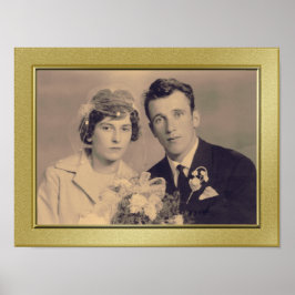 Póster Elegante poster de fotografía personalizado con ma