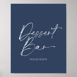 Póster Elegante Poster de papel "Dessert Bar"