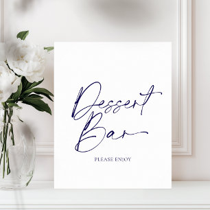 Póster Elegante Poster de papel "Dessert Bar"