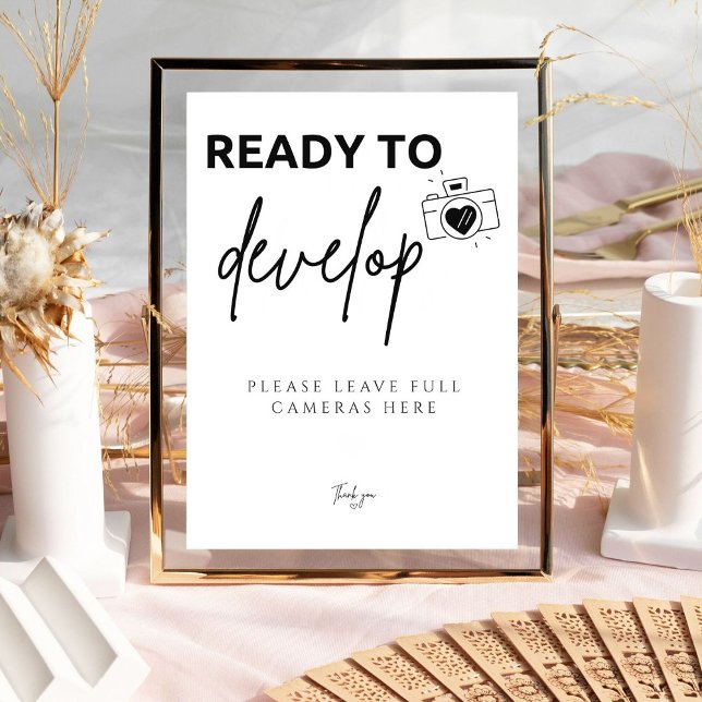 Póster Elegante Preparado Para Desarrollar Un Boda De Cám (Subido por el creador)