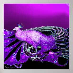 PÓSTER ELEGANTE PÚBLICO EN PURPLE