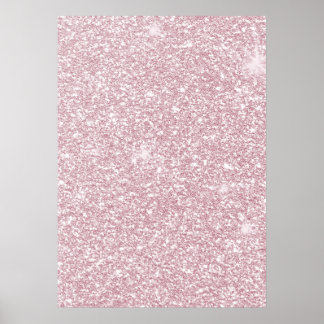 Póster Elegante purpurina de chicas chaval rosa abstracto