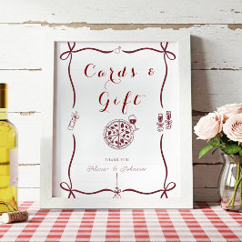 Póster Elegante que es una fiesta de compromiso más diver