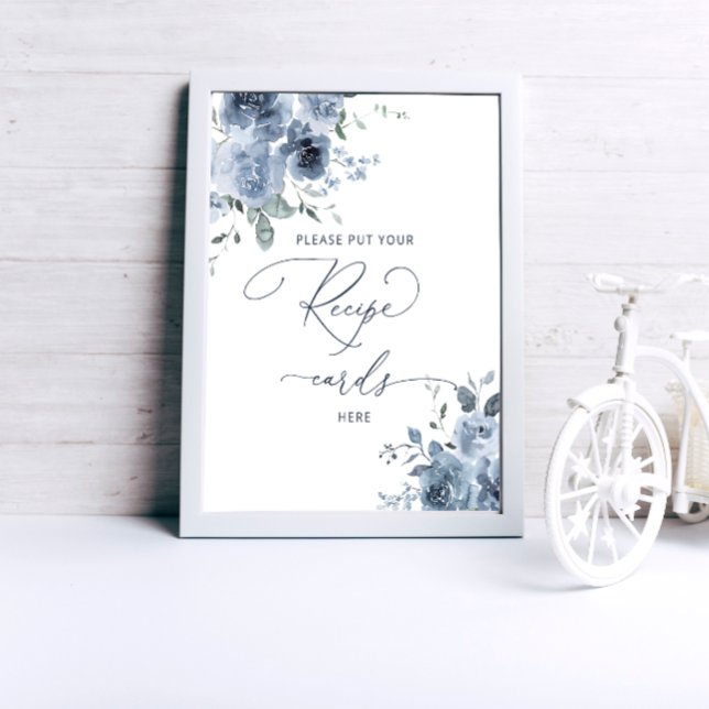 Póster Elegante Rosas turbios receta para ducha de novia (Subido por el creador)