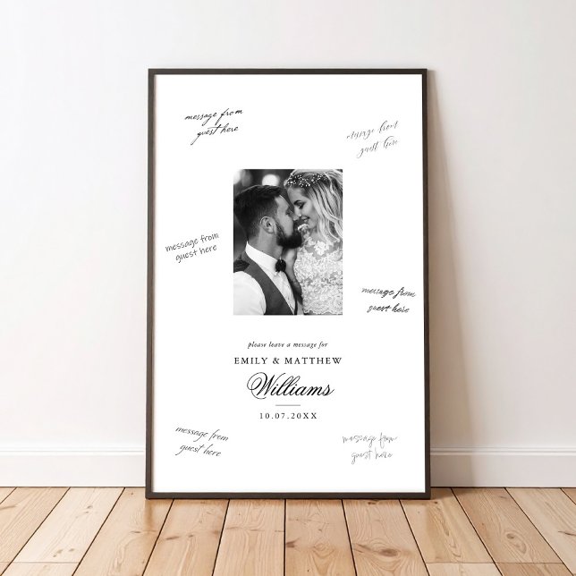 Póster Elegante Rótulo De Fotos En Boda Poster De Firma D (Subido por el creador)