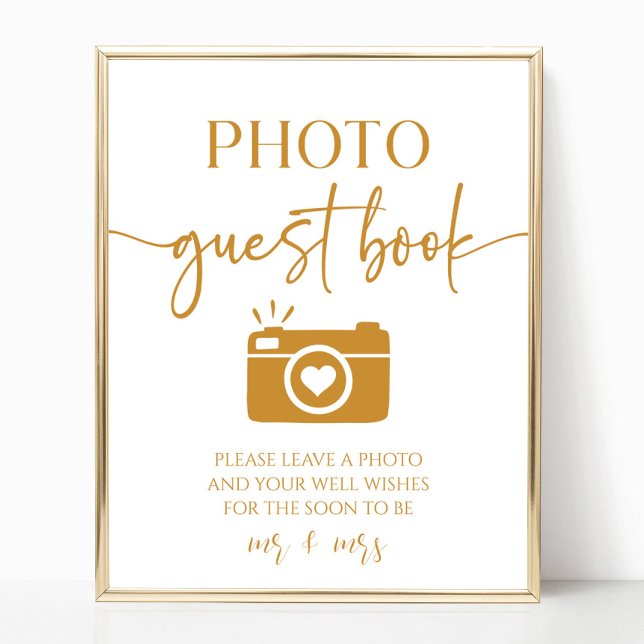 Póster Elegante Rótulo de mesa de libros para invitados c (Subido por el creador)