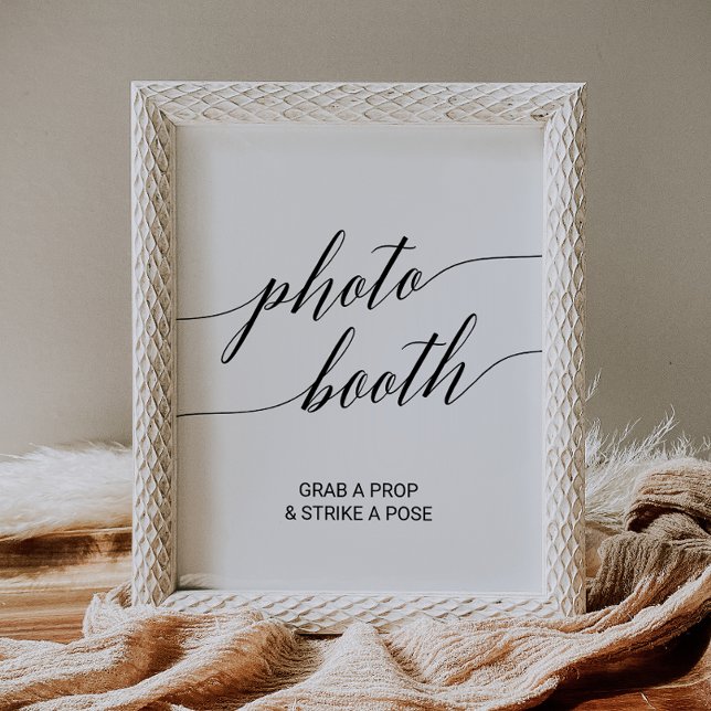 Póster Elegante Rótulo del cuerpo fotográfico de caligraf (Subido por el creador)