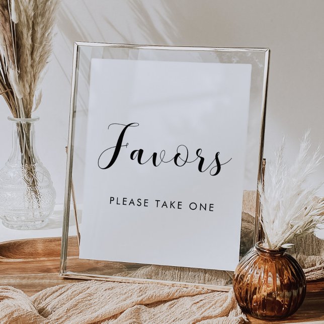 Póster Elegante signo boda de los favoritos en blanco y n (Subido por el creador)