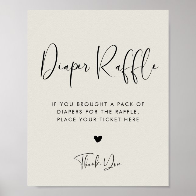 Póster Elegante signo de barniz de pañal verde claro mode (Frente)