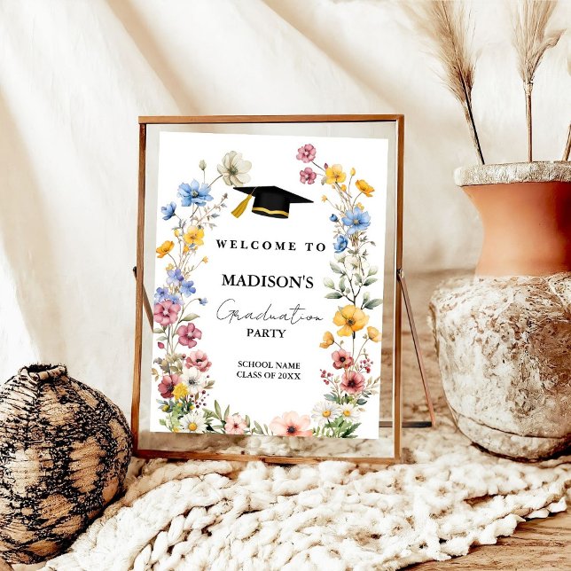 Póster Elegante signo de bienvenida de graduación de prad (Subido por el creador)