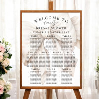Elegante tablero de asientos de duchas de novias c