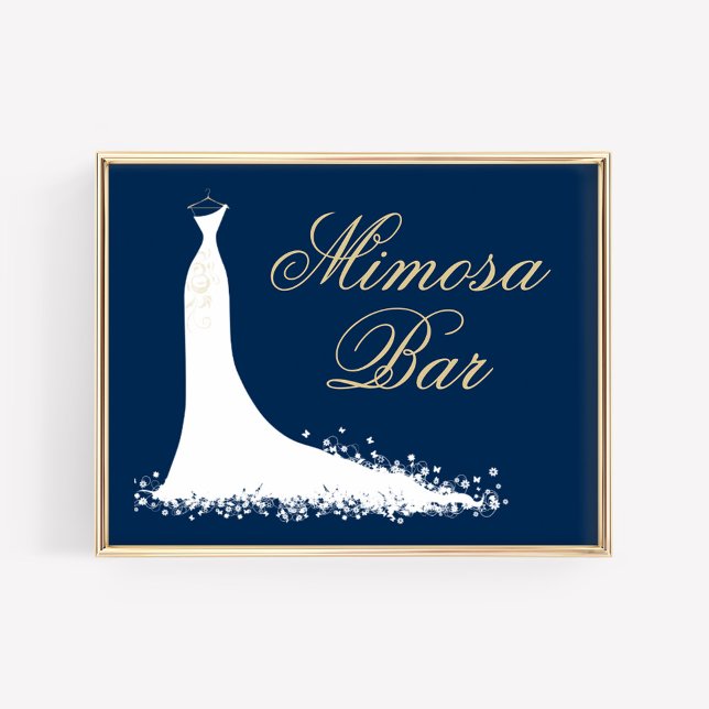 Póster Elegante vestido de novia de bar de Mimosa Boda Re (Subido por el creador)