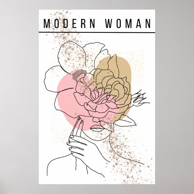 Póster Elegante Visionen - Modern Woman Kunstposter (Frente)