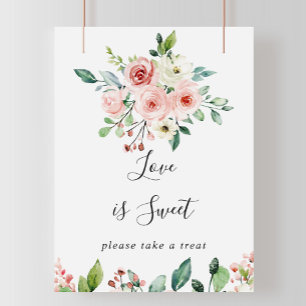 Póster Elegante y delicado cartel floral de otoño, el amo