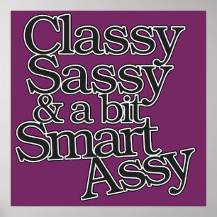 Póster Elegante y elegante y un poco elegante