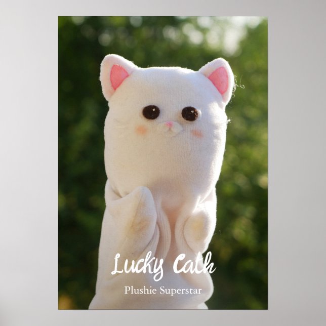 Póster Elegante y moderno foto personalizada (Frente)